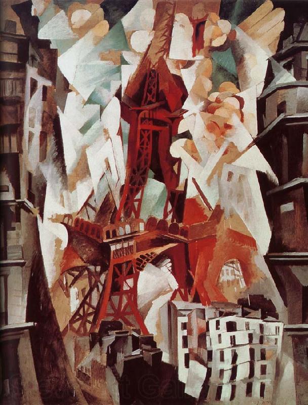 Delaunay, Robert Red Tower Spain oil painting art